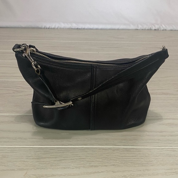 Coach Handbags - Coach vintage small black leather handbag